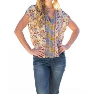 NEW CIENNA venice clare top in beige